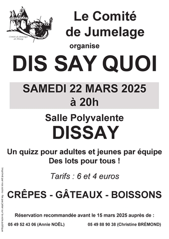 Affiche Dissay Quoi 2025