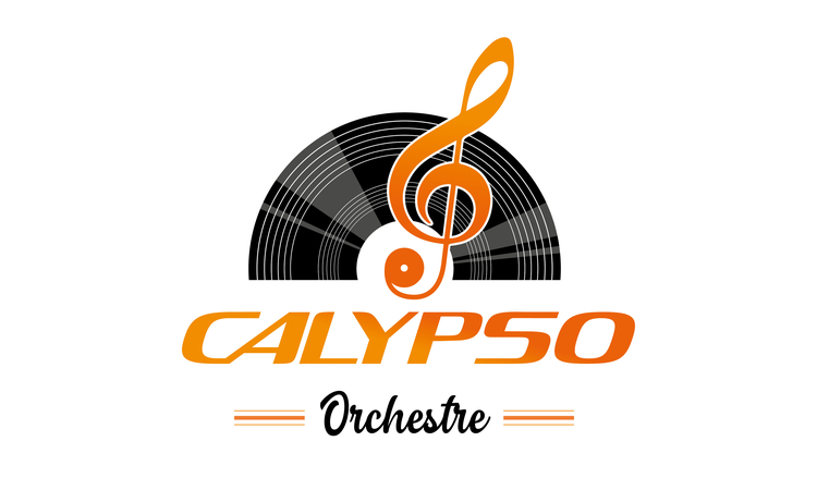 Logo de l'orchestre comportant un visuel d'un disque et d'une clé de sol